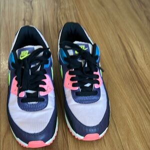 Nike Kids Pink and Blue Sneakers